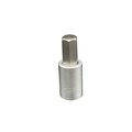 Durston Manufacturing HEX BIT 9/16" SATIN CHROME 1/2 SQ DR BIT VIHSS-9-16